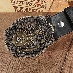 New Faith praying belt buckle fits 1.5" belt